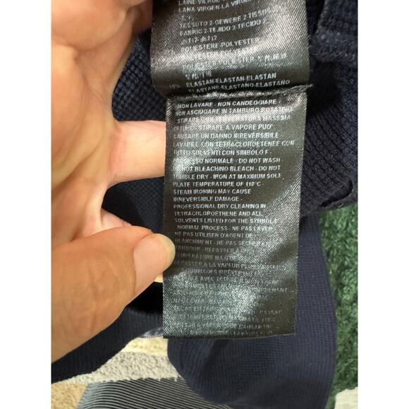 GIORGIO ARMANI Wool Cardigan Grandpa Sweater Luxury IT 46/US XL - Picture 13 of 16